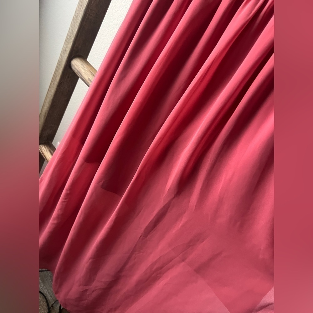LC Lauren Conrad - coral long dress size 2 - Picture 7 of 7